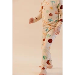 Two-Piece Sets Retro Beach Bamboo Lounge Set - Arrows & Bow X Joss + J