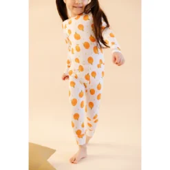 Oranges Bamboo Lounge Set - Arrows & Bow X Joss + J Two-Piece Sets