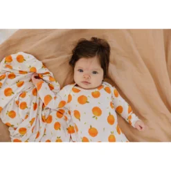 Oranges Bamboo Swaddle - Arrows & Bow X Joss + J Joss + J The Label 6 Oranges Bamboo Swaddle - Arrows & Bow X Joss + J Joss + J The Label