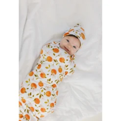 Orange Blossom Bamboo Swaddle - Arrows & Bow X Joss + J Joss + J The Label