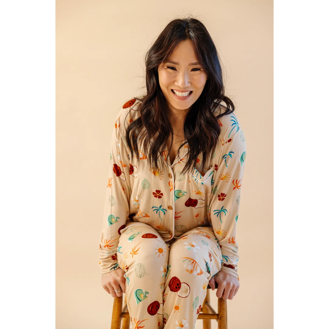 Retro Beach Bamboo Women's Luxe Lounge Set - Arrows & Bow X Joss + J Sets 4 Retro Beach Bamboo Women's Luxe Lounge Set - Arrows & Bow X Joss + J Sets