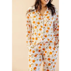 Play Dainty Sales Store 32 Orange Blossom Bamboo Women's Luxe Lounge Set - Arrows & Bow X Joss + J Sets