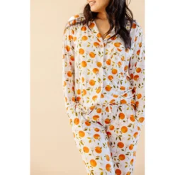 Orange Blossom Bamboo Women's Luxe Lounge Set - Arrows & Bow X Joss + J Sets 13 Orange Blossom Bamboo Women's Luxe Lounge Set - Arrows & Bow X Joss + J Sets