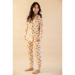 Sets Oranges Bamboo Women's Luxe Lounge Set - Arrows & Bow X Joss + J