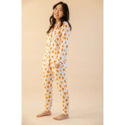 Sets Oranges Bamboo Women's Luxe Lounge Set - Arrows & Bow X Joss + J