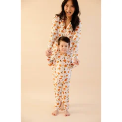 Orange Blossom Bamboo Women's Luxe Lounge Set - Arrows & Bow X Joss + J Sets