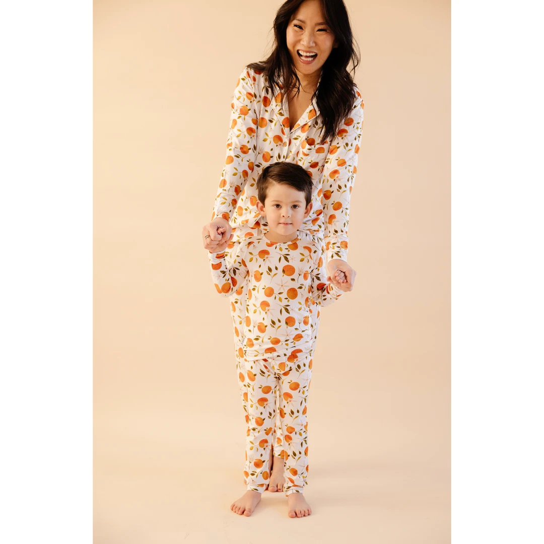 Orange Blossom Bamboo Women's Luxe Lounge Set - Arrows & Bow X Joss + J Sets 4 Orange Blossom Bamboo Women's Luxe Lounge Set - Arrows & Bow X Joss + J Sets