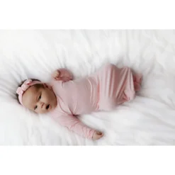 Three Little Tots Light Pink Knotted Gown