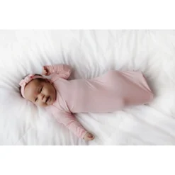 Three Little Tots Light Pink Knotted Gown