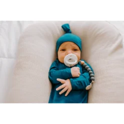 Three Little Tots Blue Knotted Gown