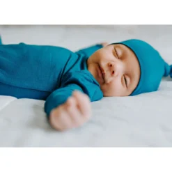 Three Little Tots Blue Knotted Gown