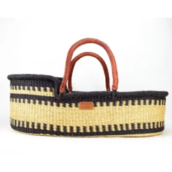 Heddle + Lamm Bedding Afi Ghana Moses Basket