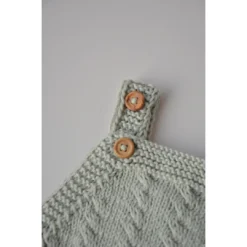 Eli + Nev Knits Blue Sage Knit Overalls