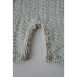 Eli + Nev Knits Blue Sage Knit Overalls