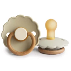 Frigg Desert Color Block Daisy Natural Pacifier