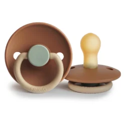 Frigg Pacifier Goods Safari Color Block Natural Pacifier