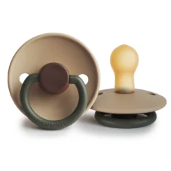 Frigg Acorn Color Block Natural Pacifier Pacifier Goods