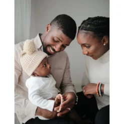 Mushie Toys Dried Thyme + Berry + Natural Flower Teething Bracelet Set