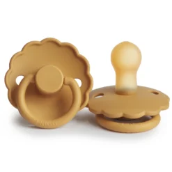 Frigg Honey Gold Daisy Natural Pacifier