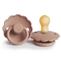 Frigg Pacifier Goods Rose Gold Daisy Natural Pacifier