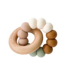 Pretty Please Teethers Ophelia Teething Ring Rattle Toy