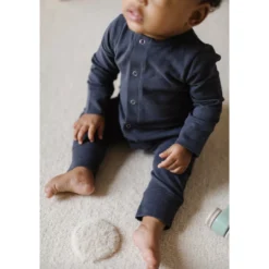 Pehr Fountain Blue Essentials Romper Overalls + Rompers