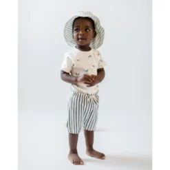 Pehr Blue Pinstripe Shorts Bottoms