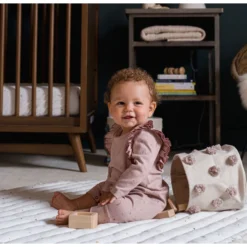 Pehr Pink Moon + Star Pleated Romper Overalls + Rompers