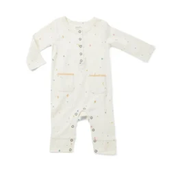 Pehr Overalls + Rompers Moon + Star Pocket Romper