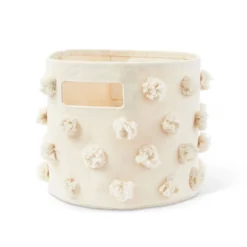 Pehr Decor Natural Pom Pom Pint Basket