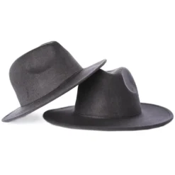 Bailey's Blossoms Black Flat Brim Women's Hat