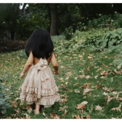 Bailey's Blossoms Dresses Champagne Ruffle Maxi Dress