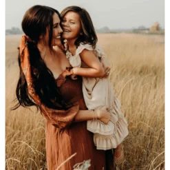 Bailey's Blossoms Dresses Champagne Ruffle Maxi Dress