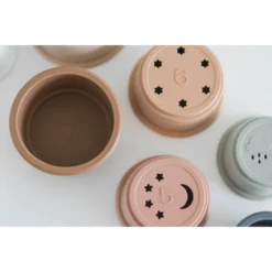 The Saturday Baby Neutral Stacking Cups Toys