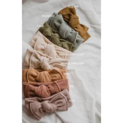 Mae + Skye Fig Waffle Knit Headwrap Headwear 7 Mae + Skye Fig Waffle Knit Headwrap Headwear