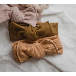 Mae + Skye Toast Waffle Knit Headwrap