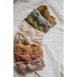 Mae + Skye Toast Waffle Knit Headwrap