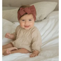 Mae + Skye Headwear Brick Ribbed Knit Headwrap