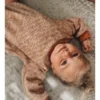 Minikane Overalls + Rompers Copper Long Sleeve Bubble Romper