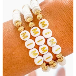 J+j Mimi White Bracelet