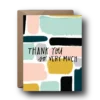 Black Lab Studio Painted Blocks Thank Greeting Card Party Time