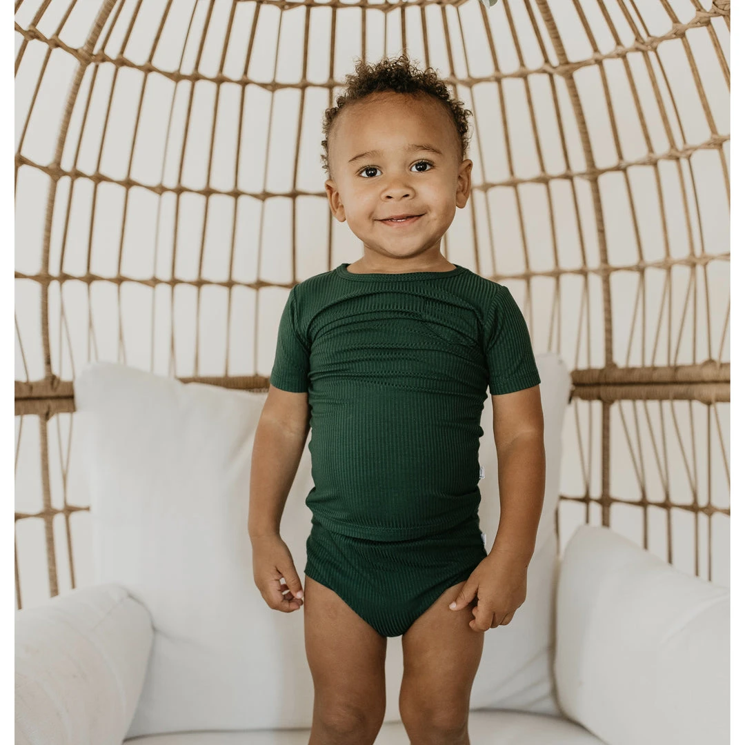 Joss + J Emerald Ribbed Bamboo Bloomers 3 Joss + J Emerald Ribbed Bamboo Bloomers