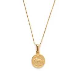 Amano Studio Tiny Zodiac Taurus Gold Necklace Necklaces