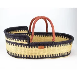 Heddle + Lamm Bedding Afi Ghana Moses Basket