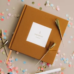 Promptly Journals Amber Birthday Memories Journal Paper Goods
