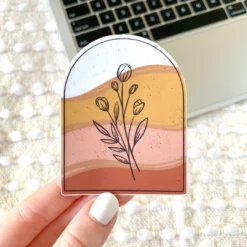 Elyse Breanne Designs Paper Goods Arch + Tulips Sticker