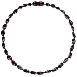 Powell's Owl Jewelry Amber Baroque Cherry Necklace