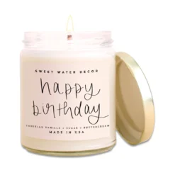 Sweet Water Decor Apothecary Happy Birthday Soy Candle