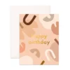Fox + Fallow Birthday Mocha Greeting Card Party Time