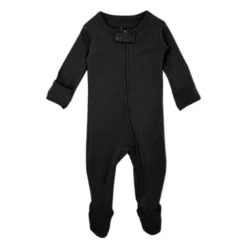 Loved Baby Sleepers Black Organic Cotton Zip Sleeper